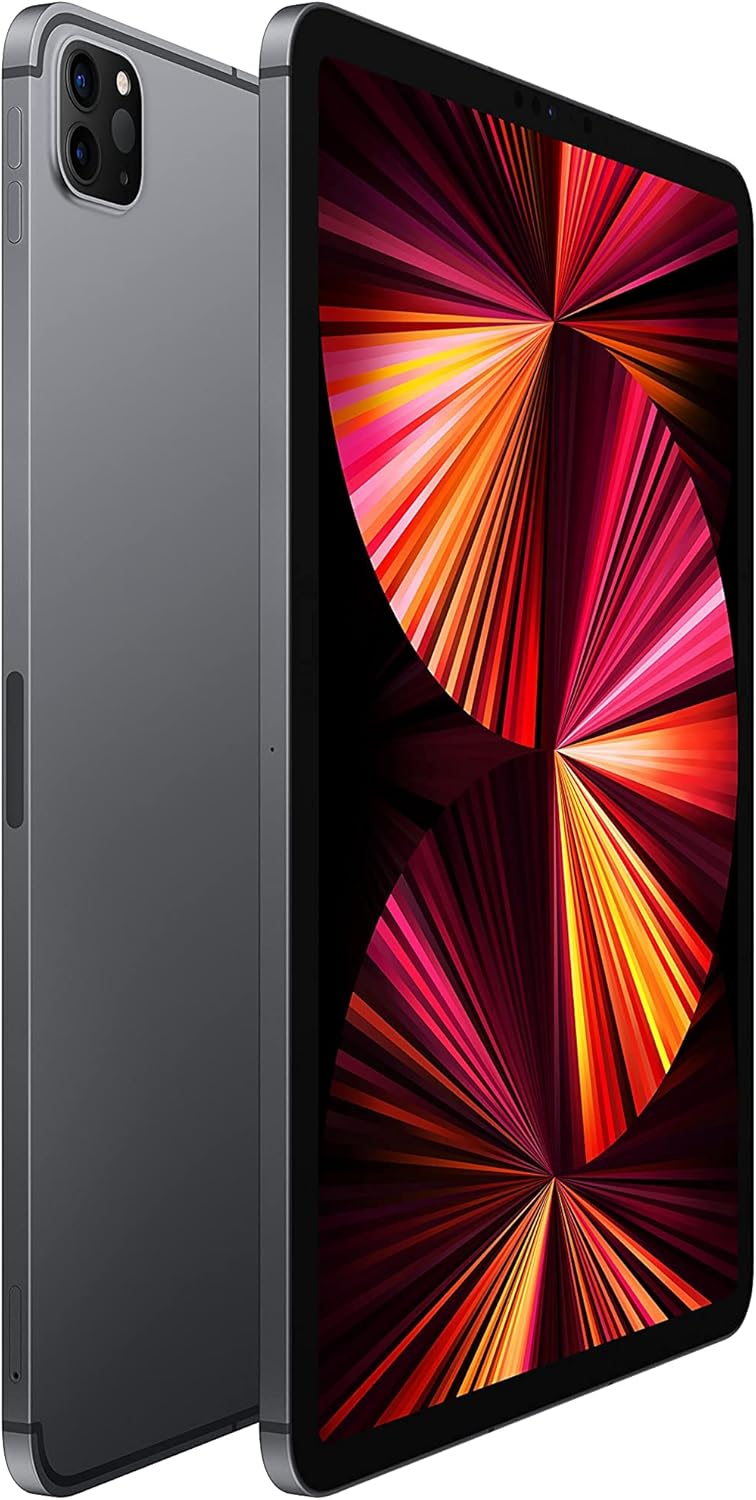 2021 Apple iPad Pro (11-pouces, Wi-Fi + Cellulaire, 256 Go) Gris Sidéral (Reconditionné) Wi-Fi+Cellular 256GB Gris Sidéral
