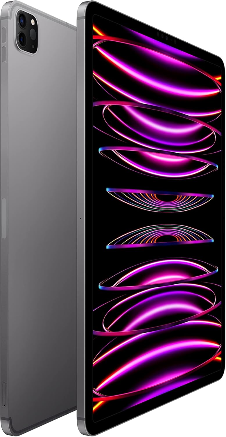 Apple 2022 iPad Pro (12.9-inch, Wi-FI + Cellular, 128GB) - Space Gray (Reconditionné) Wi-Fi+Cellular 128GB Gris Sidéral