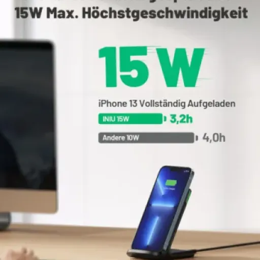 Test INIU Chargeur sans Fil 15W (lot de 2) : le support pratique qui fait le job sans chichi
