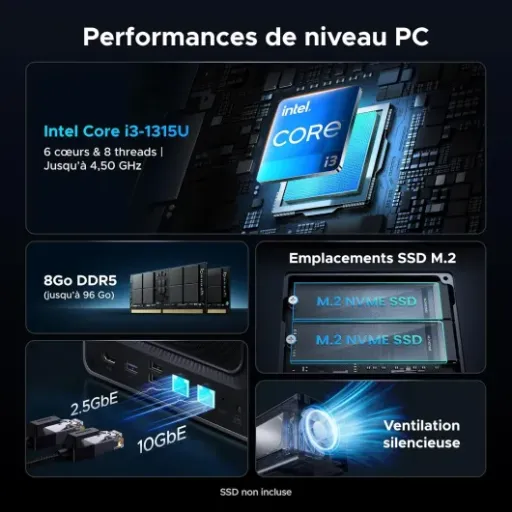 Test UGREEN NASync DXP4800 Pro : un NAS musclé qui vise les power users (et le portefeuille)