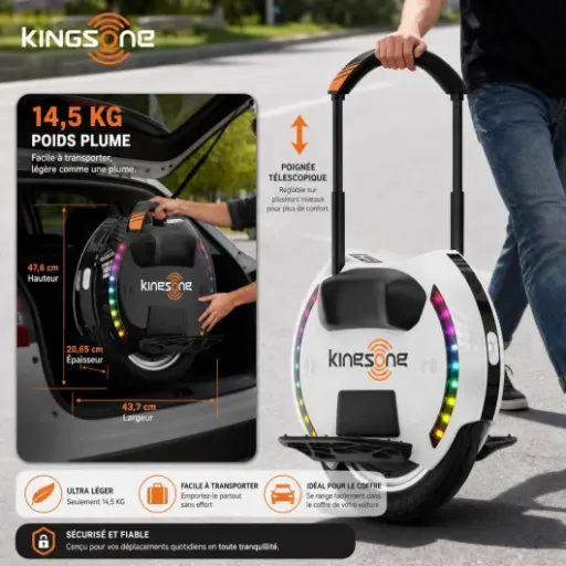 Test KINGSONG 14D Pro : la petite gyroroue urbaine qui fait le job sans trop de chichis