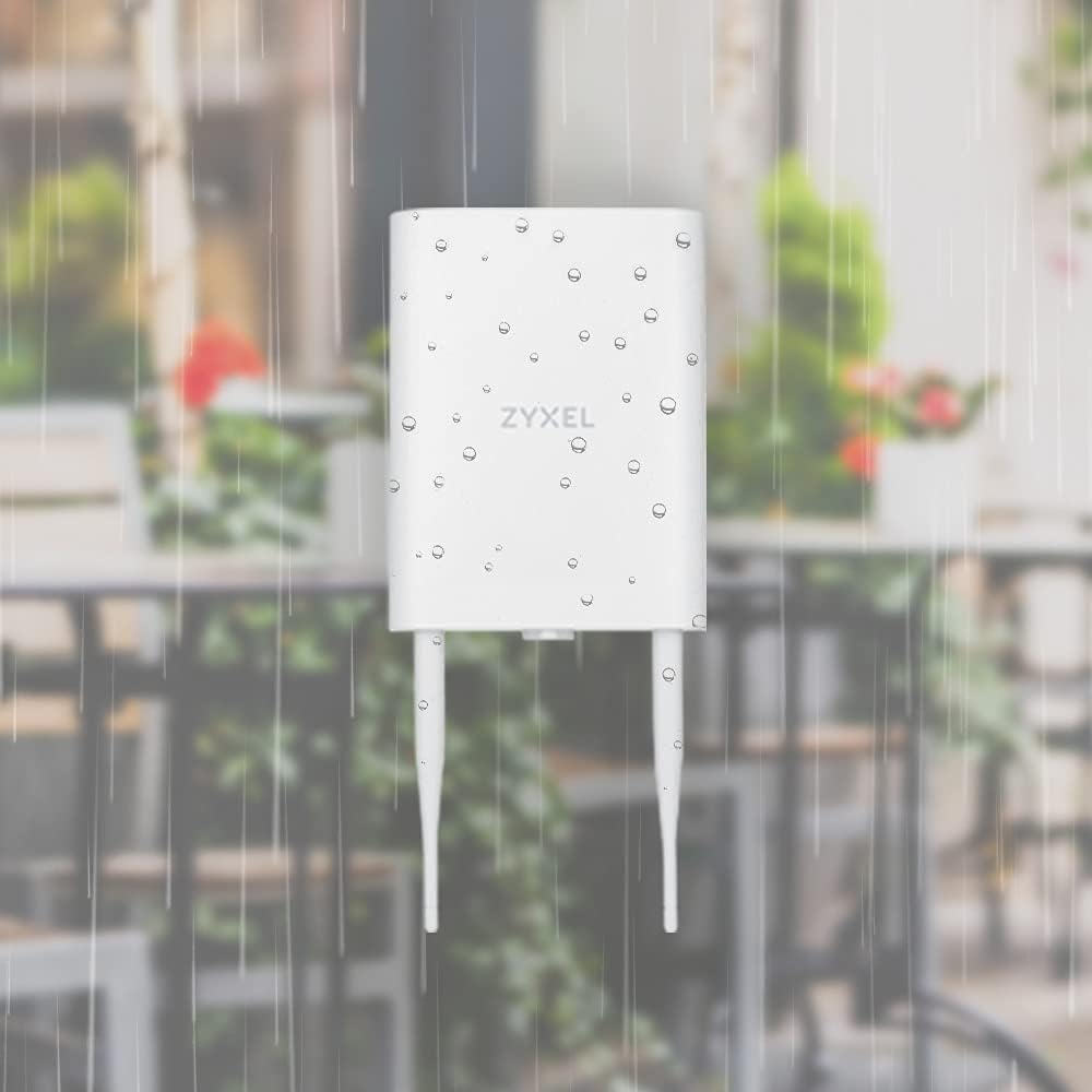 WiFi 6 AX1800 Point d'Accès Extérieur - Outdoor IP55 - 802.11ax Double Bande - Smart Mesh - MU-MIMO - PoE - Administrable Via App Nebula/Cloud ou Autonome [NWA55AXE] WiFi 6 - AX1800 - NWA55