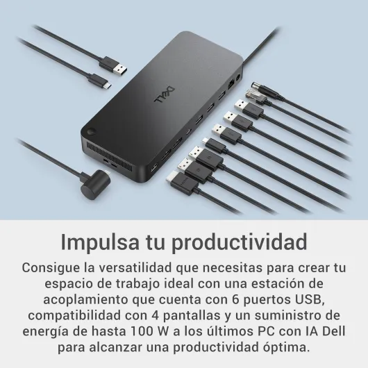 Pro Dock WD25 Station d’Accueil – USB-C avec Charge 100W, Prise en Charge de 4 écrans, 2X DP 1.4, HDMI 2.1, 6 Ports USB, Ethernet 2.5GbE, Design Compact Durable Pro Dock - WD25