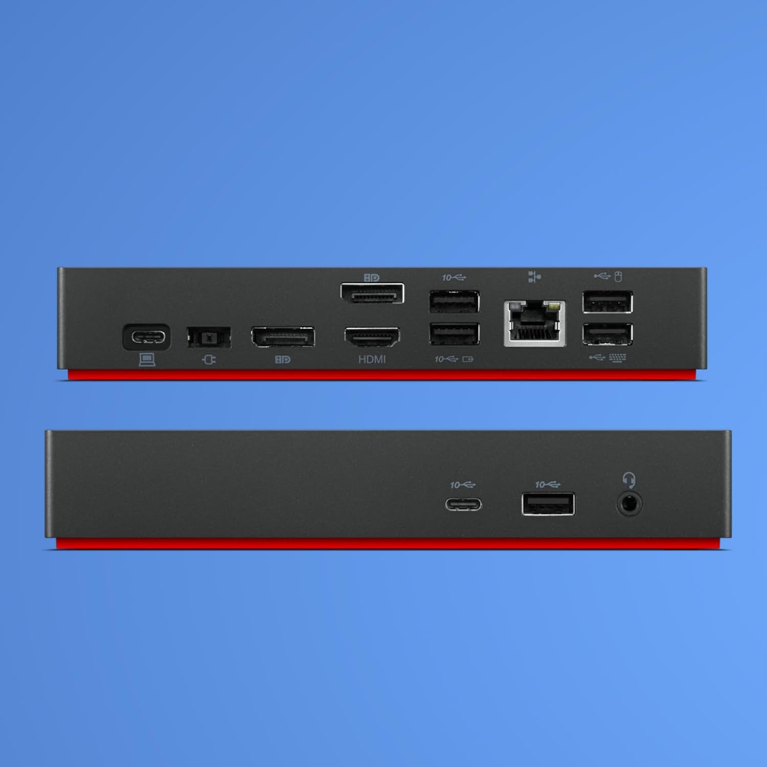 40AY0090EU Station d'accueil avec Fil USB 3.2 Gen 1 (3.1 Gen 1) Type-C Noir Simple