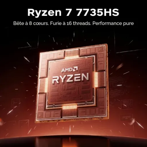 Test AOC Gaming Ryzen 7 7735HS : un 16'' puissant mais avec quelques concessions
