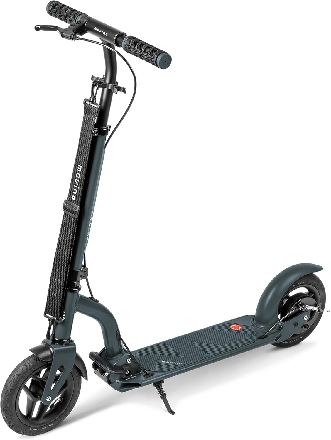 Trottinette Adulte Pliable - Scooter pour Adolescents et Adultes - Large Plateforme Antidérapante - Grandes Roues - Guidon Réglable en Hauteur - Air Vert