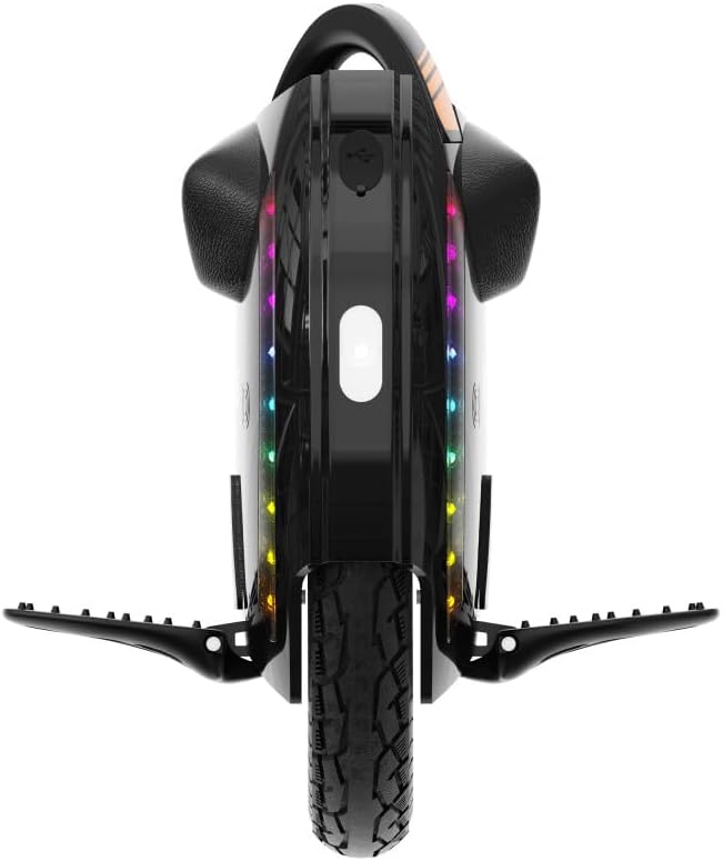 Gyroroue électrique Kingsong KS-14D Pro 420 Wh, Adulte,Noire, Moteur 800W, Autonomie jusqu'à 40km, bridée 25km/h, Pneu Gonflable 14”, Haut-Parleur et Bluetooth