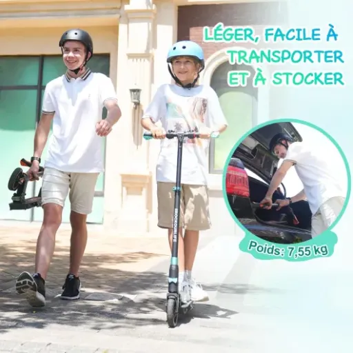 Test RCB TECH R15 : une trottinette électrique enfant qui fait le job sans trop de chichis