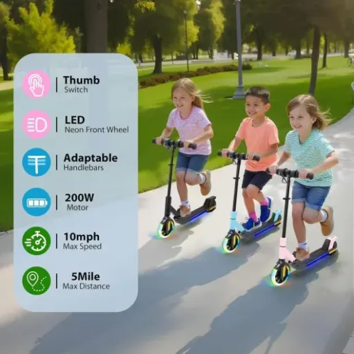 Test Trottinette électrique WQCJL Q1 : une petite trottinette sympa pour les kids, avec quelques limites