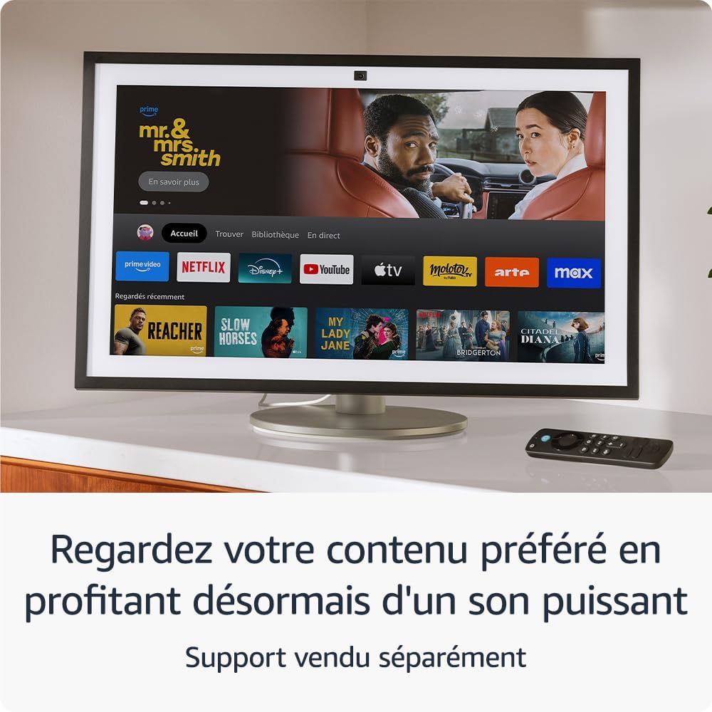 Amazon Echo Show 21 + Support réglable premium