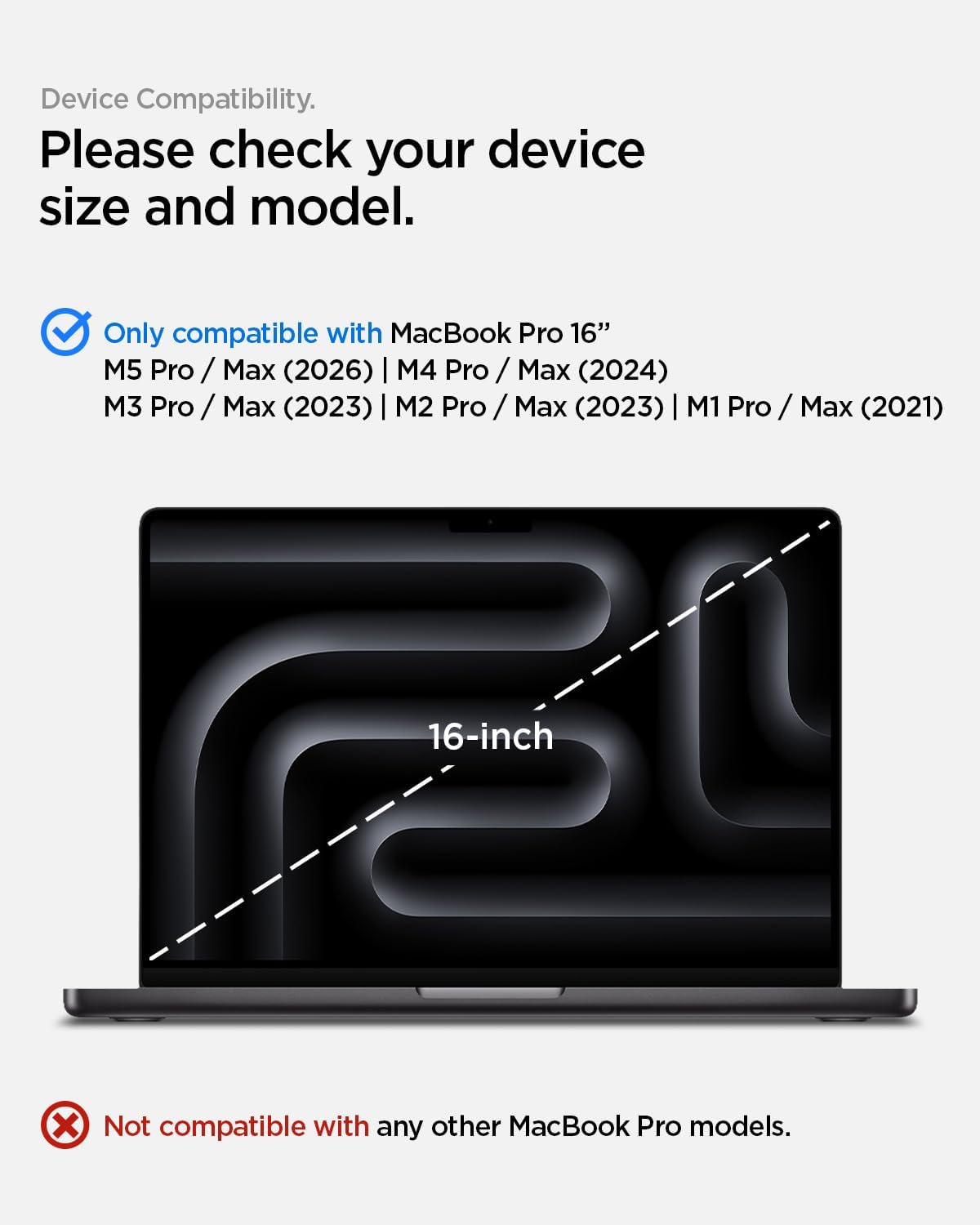 SafeView Filtre de Confidentialité pour MacBook Pro 16 Pouces (M5 Pro / M5 Max (2026) / M4 series / M3 series / M2 series / M1 series), 1 Unité, Anti-espion, Avec chiffon de nettoyage et étui