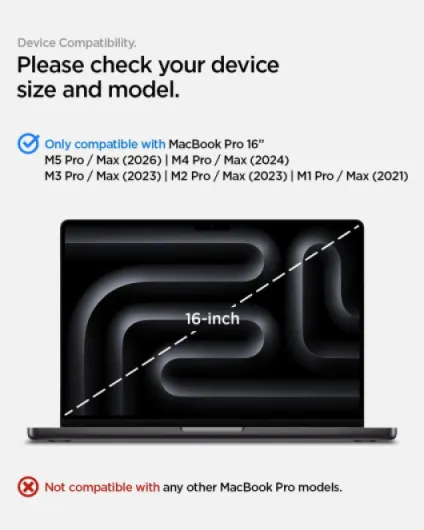 SafeView Filtre de Confidentialité pour MacBook Pro 16 Pouces (M5 Pro / M5 Max (2026) / M4 series / M3 series / M2 series / M1 series), 1 Unité, Anti-espion, Avec chiffon de nettoyage et étui