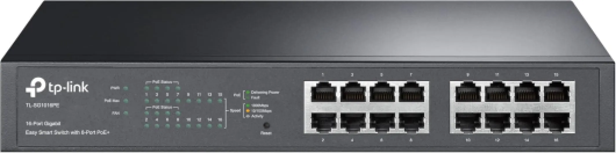 TP-Link TL-SG1016PE Switch PoE 16 Ports Gigabit 16 ports-PoE 150W-manageable