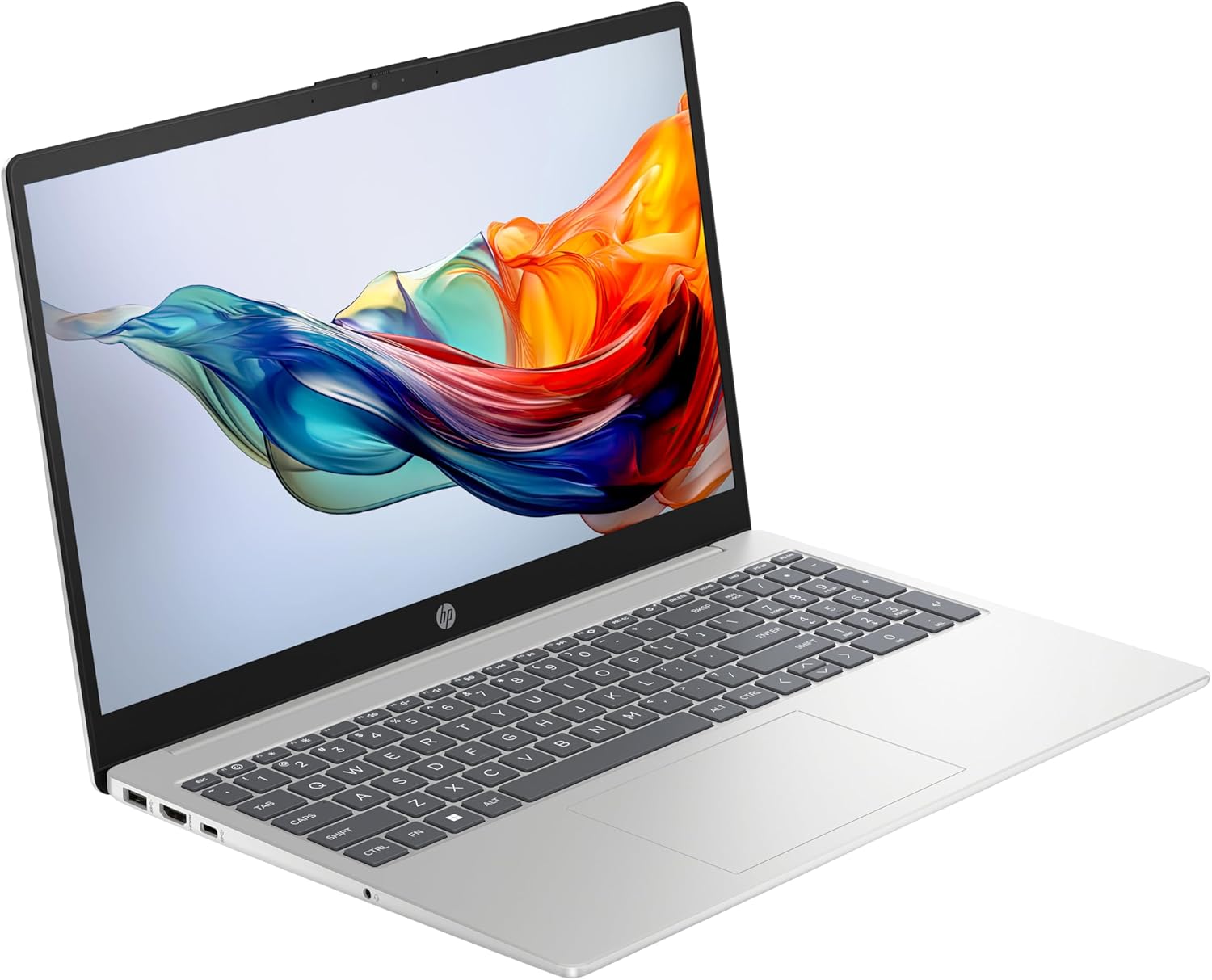 15-fc0005sf Ordinateur Portable 15,6" FHD, PC Portable (AMD Ryzen 5 7520U, RAM 8 Go, SSD 512 Go, AMD Radeon Graphics, Windows 11), Laptop Argent, Clavier AZERTY AMD Ryzen 7520U I 8 Go I 512 Go SSD 15.6" Clapet Argenté