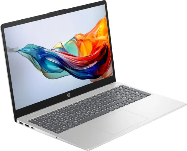 15-fc0005sf Ordinateur Portable 15,6" FHD, PC Portable (AMD Ryzen 5 7520U, RAM 8 Go, SSD 512 Go, AMD Radeon Graphics, Windows 11), Laptop Argent, Clavier AZERTY AMD Ryzen 7520U I 8 Go I 512 Go SSD 15.6" Clapet Argenté