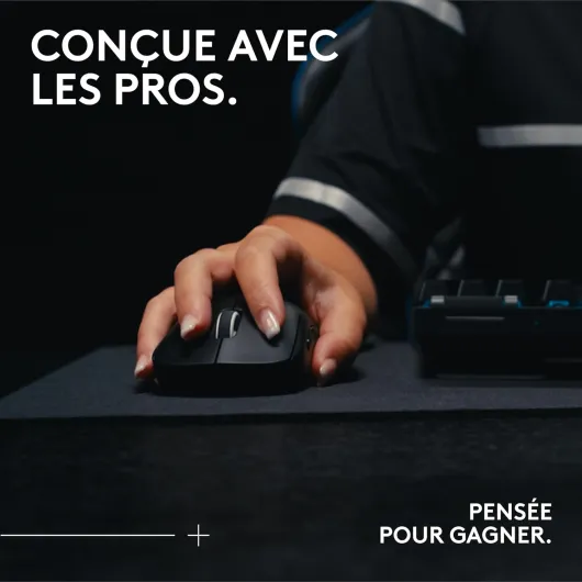 PRO X SUPERLIGHT 2 SE, souris gaming sans fil, souris Pro-Grade 60 g avec 5 boutons programmables, capteur 44 000 DPI, taux de rapport 8 kHz, recharge USB-C pour PC/Mac - Noir