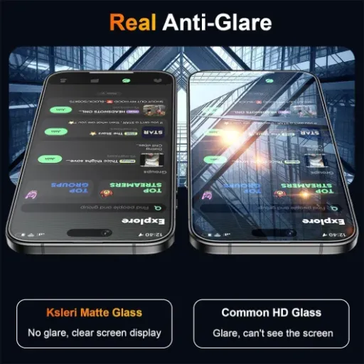 Test verre trempé mat Ksleri iPhone Air 6.5" : confort visuel top, netteté en baisse