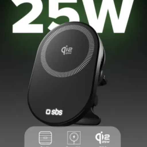 Test SBS Qi2 25W Chargeur Voiture : le support MagSafe qui fait (presque) tout bien