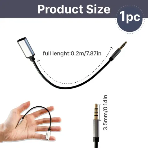 Test câble audio Jack 3,5 mm vers USB-C femelle : l’adaptateur qui promet beaucoup mais ne suit pas