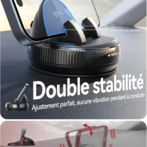 Test JOYROOM Support Téléphone Voiture Tableau de Bord : le support qui tient (presque) partout sans prise de tête