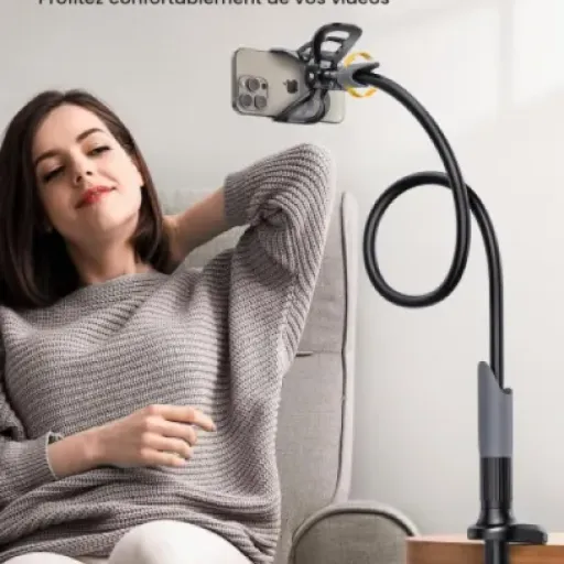 Test Lamicall Gooseneck : le bras de support téléphone qui fait le job au lit comme au bureau