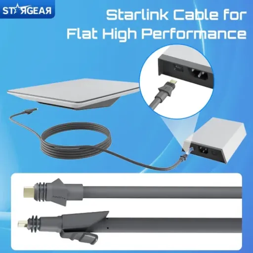Test câble plat Starlink 10 m STARGEAR : le remplaçant simple qui fait le job sans prise de tête
