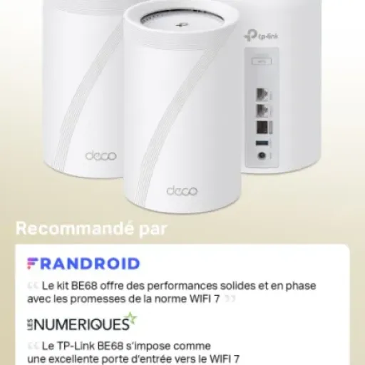 Test TP-Link Deco BE68 (3-Pack) : le WiFi 7 qui calme enfin les galères de réseau à la maison
