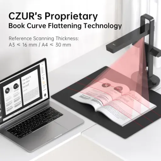 Test CZUR Aura Pro : le scanner de livres qui fait le job quand on a beaucoup de pages à avaler