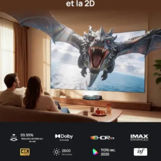 Test AWOL Aetherion Pro : un gros vidéoprojecteur UST 4K qui vise le home cinéma sérieux