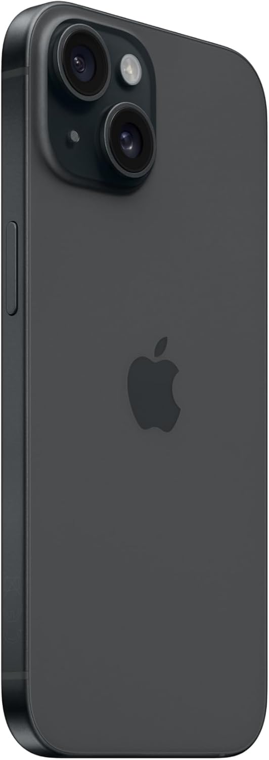 Apple iPhone 15, 128 Go, Noir (Reconditionné) Noir 128GB