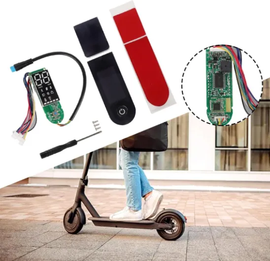 Scooter électrique Affichage tableau de bord avec couvercle pour Xiaomi M365 1S PRO PRO2 MI3 Trottinette électrique Panneau de commande Pièces de rechange Kit de mise à niveau avec outil