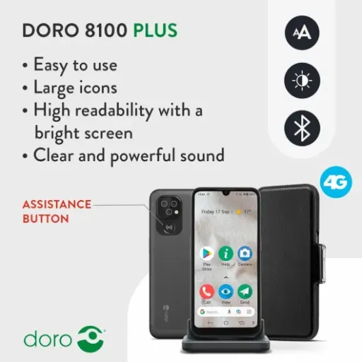 Test Doro 8100 Plus : le smartphone senior qui mise sur la simplicité (mais pas pour tout le monde)
