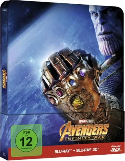 Avengers - Infinity War - Steelbook/Limited Edition (+ Blu-ray 2D) [Édition Limitée]