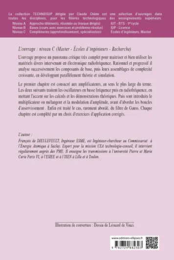 Composants pour télécoms: Amplificateurs, oscillateurs, PLL, filtres - Théorie et simulation - Cours et exercices corrigés