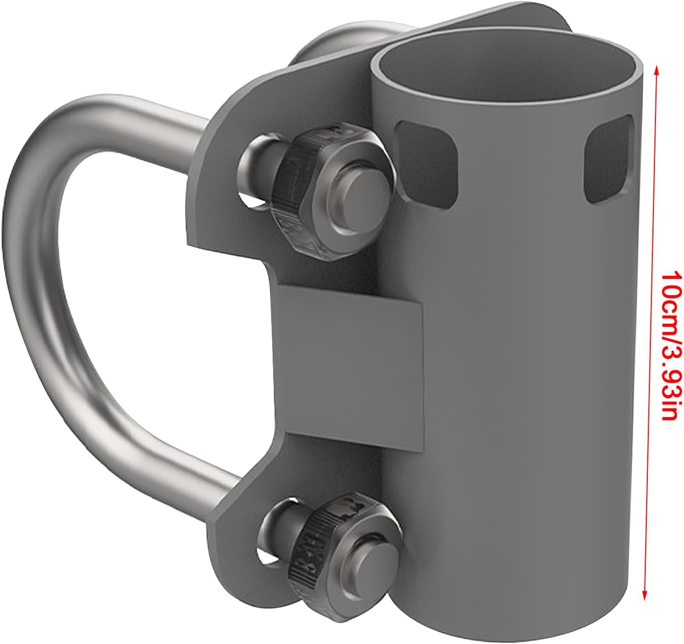 Support de tuyau pour mât d'antenne Starlink - Réglable en forme de U - Pour balcon, camping-car