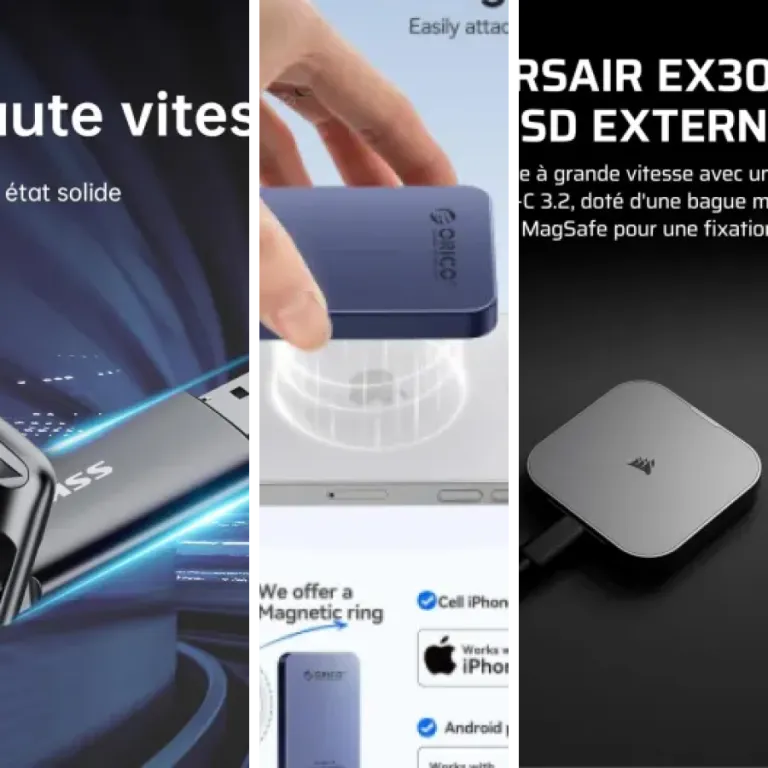 Guide d'achat : les 8 meilleurs disques SSD externes (2026)