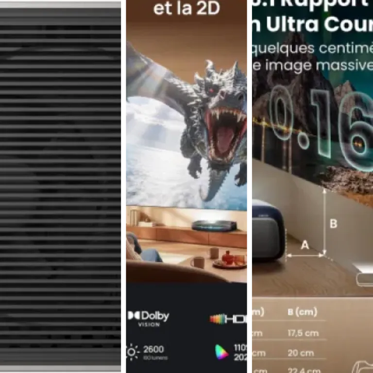 Classement des 7 meilleurs vidéoprojecteurs courte focale (2026)