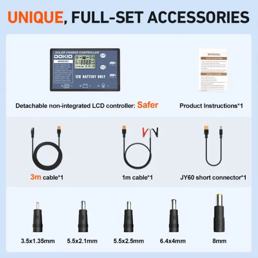 Kit Panneau Solaire 100W 18V Pliable Portable Monocristallin Avec régulateur de charge solaire (2 ports USB) pour batteries 12V, camping-car, bateau - Avec régulateur de charge solaire (2 ports USB) pour batteries 12V, camping-car, bateau