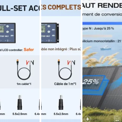 Top Panneau solaire portable