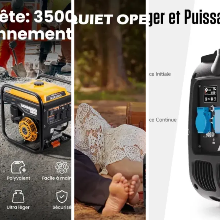 5 meilleurs groupes électrogènes portables : notre comparatif (2026)
