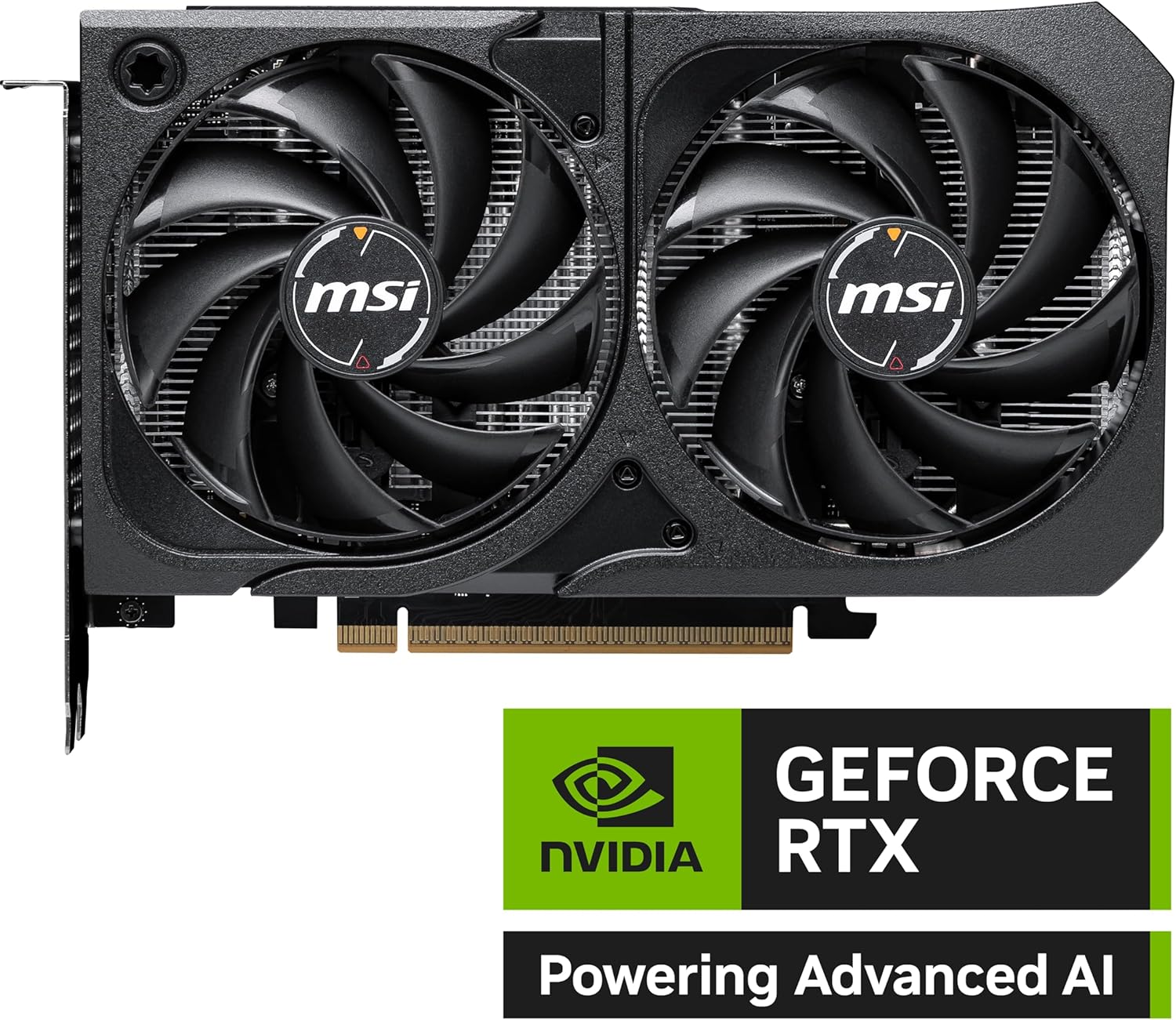 NVIDIA GeForce RTX 5060 8G Shadow 2X OC Carte Graphique - 8 Go GDDR7 (28 GB/s /128 Bits), PCIe 5.0 - Double Ventilateur (2X Ventilateurs TORX 5.0), HDMI 2.1b, DisplayPort 2.1b Carte graphique seule GeForce RTX 5060 8G SHADOW 2X OC