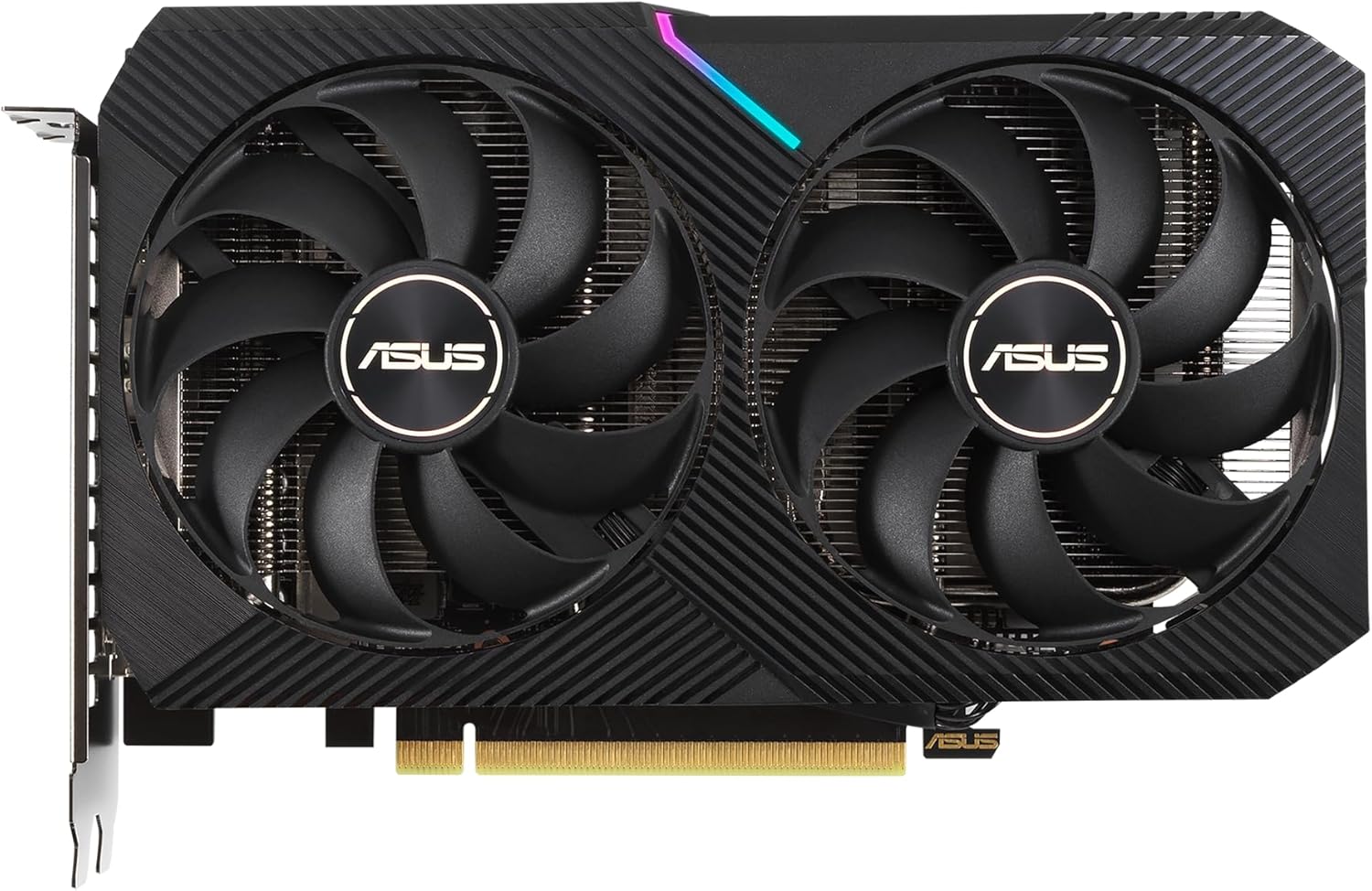 DUAL NVIDIA GeForce RTX 3060 V2 OC Edition 12GB GDDR6 – Carte Graphique Gaming (PCIe 4.0, 12GB, HDMI 2.1, DisplayPort 1.4a, 2-slot, ventilateurs axiaux, 0dB technologie) DUAL-RTX3060-O12G-V2