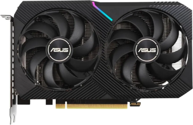 DUAL NVIDIA GeForce RTX 3060 V2 OC Edition 12GB GDDR6 – Carte Graphique Gaming (PCIe 4.0, 12GB, HDMI 2.1, DisplayPort 1.4a, 2-slot, ventilateurs axiaux, 0dB technologie) DUAL-RTX3060-O12G-V2