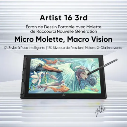 Test XPPen Artist 16 3rd (2026) : une bonne tablette écran pour bosser sérieux sans exploser le budget