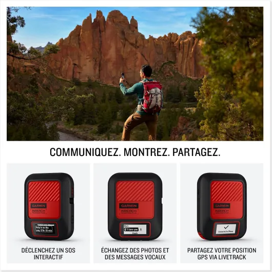 InReach Messenger Plus - Système de Communication Satellite avec SOS Décontractée