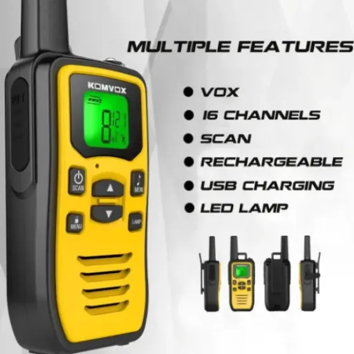 Test KOMVOX Talkie Walkie Pro : le duo pas cher qui fait le job sur le terrain