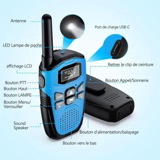 Test NXGKET Talkie Walkie 5KM : le jouet/camping qui fait le job sans prise de tête
