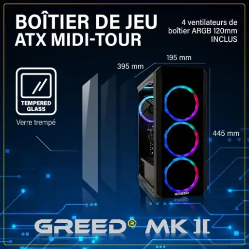 Test Greed MK2 Ryzen 7 + RTX 5060 Ti : un PC qui envoie, mais à finir soi-même