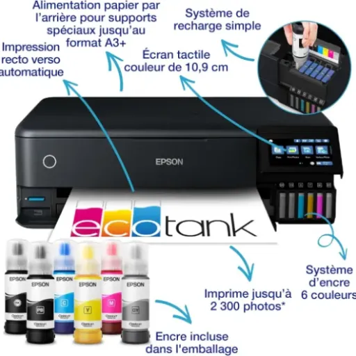 Test Epson EcoTank ET-8550 : l’imprimante photo A3+ qui fait mal aux cartouches classiques