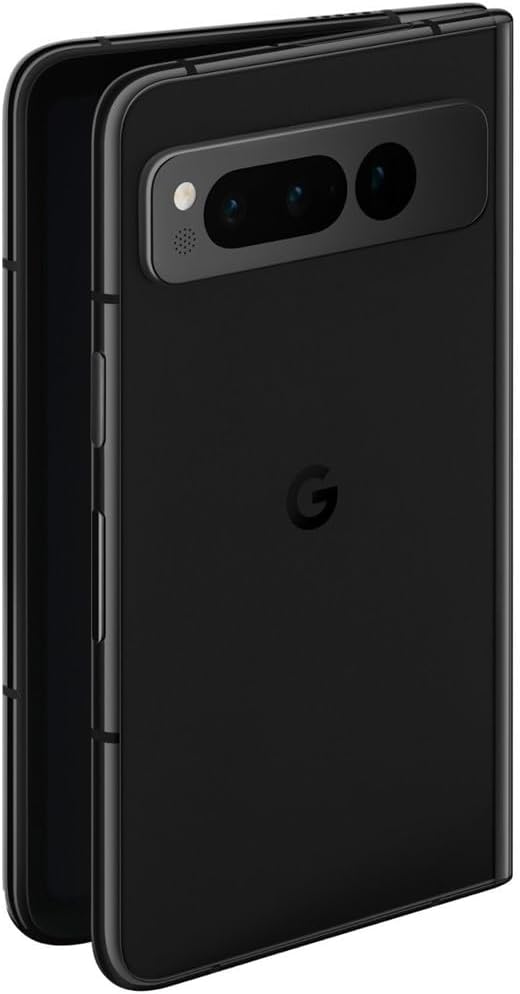Google Pixel Fold 5G 256 Go + 12 Go de RAM débloqué en usine – Double SIM (Nano-SIM + eSIM) – Écran pliable Smartphone Android (Obsidienne) (renouvelé)